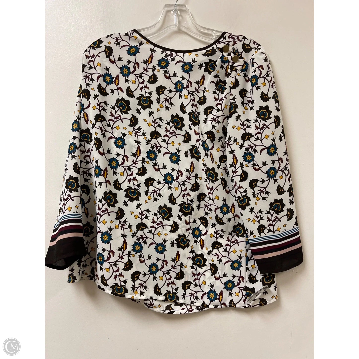 Top Long Sleeve By Liz Claiborne In Multi-colored, Size: S