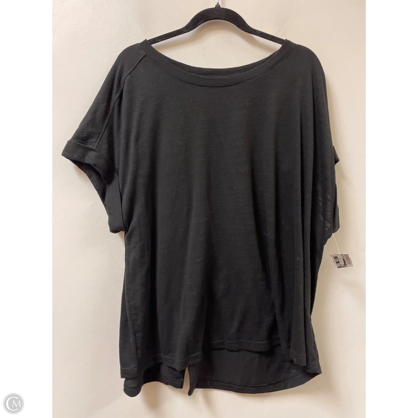Top Short Sleeve By Jane And Delancey In Black, Size: 2x
