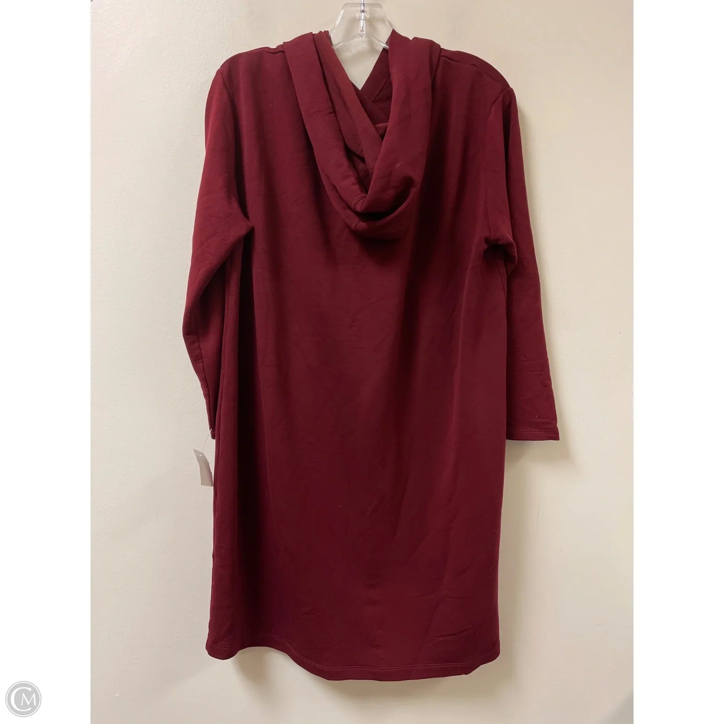 Tunic Long Sleeve By Calvin Klein In Red, Size: Xl