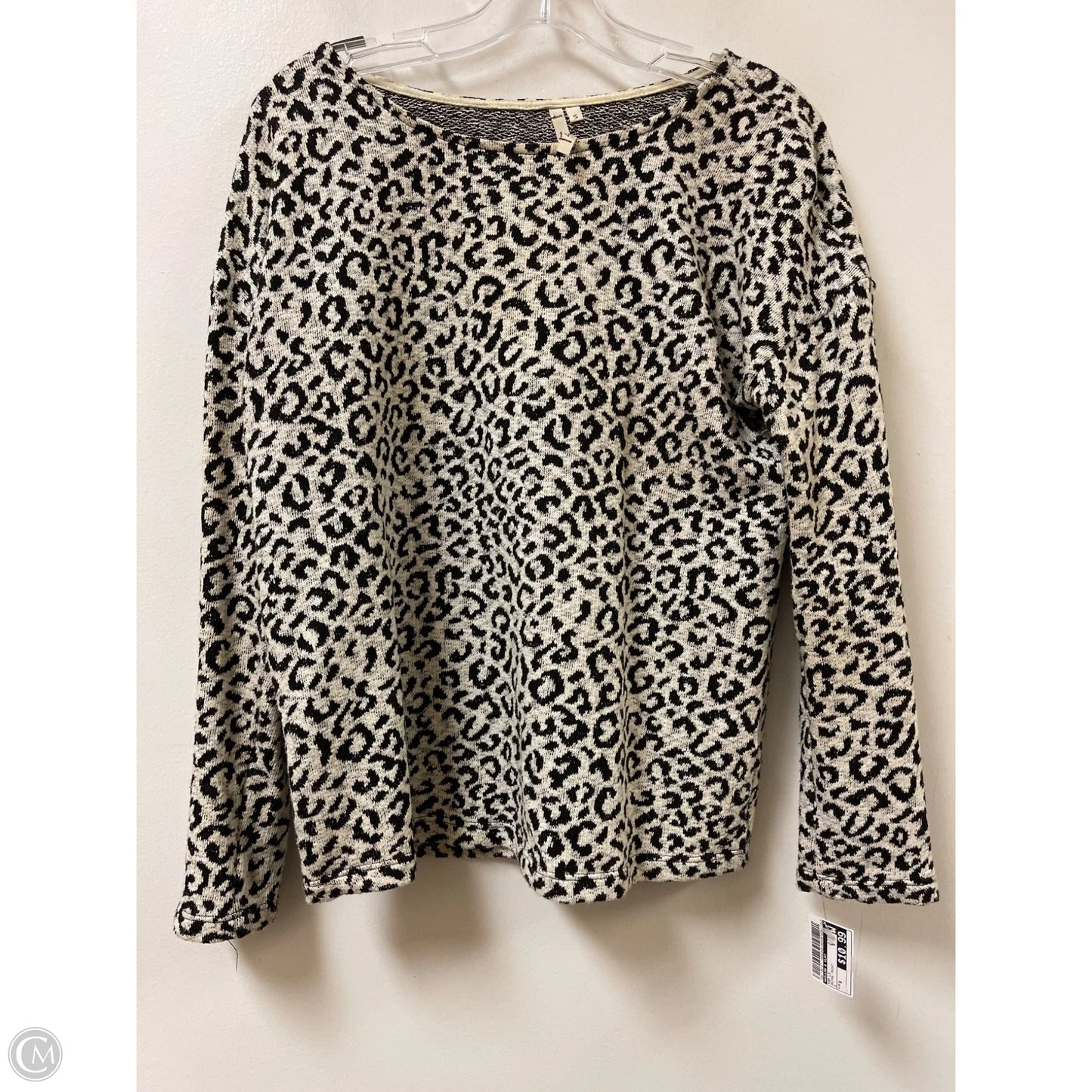 Top Long Sleeve By Willow & Clay In Animal Print, Size: S