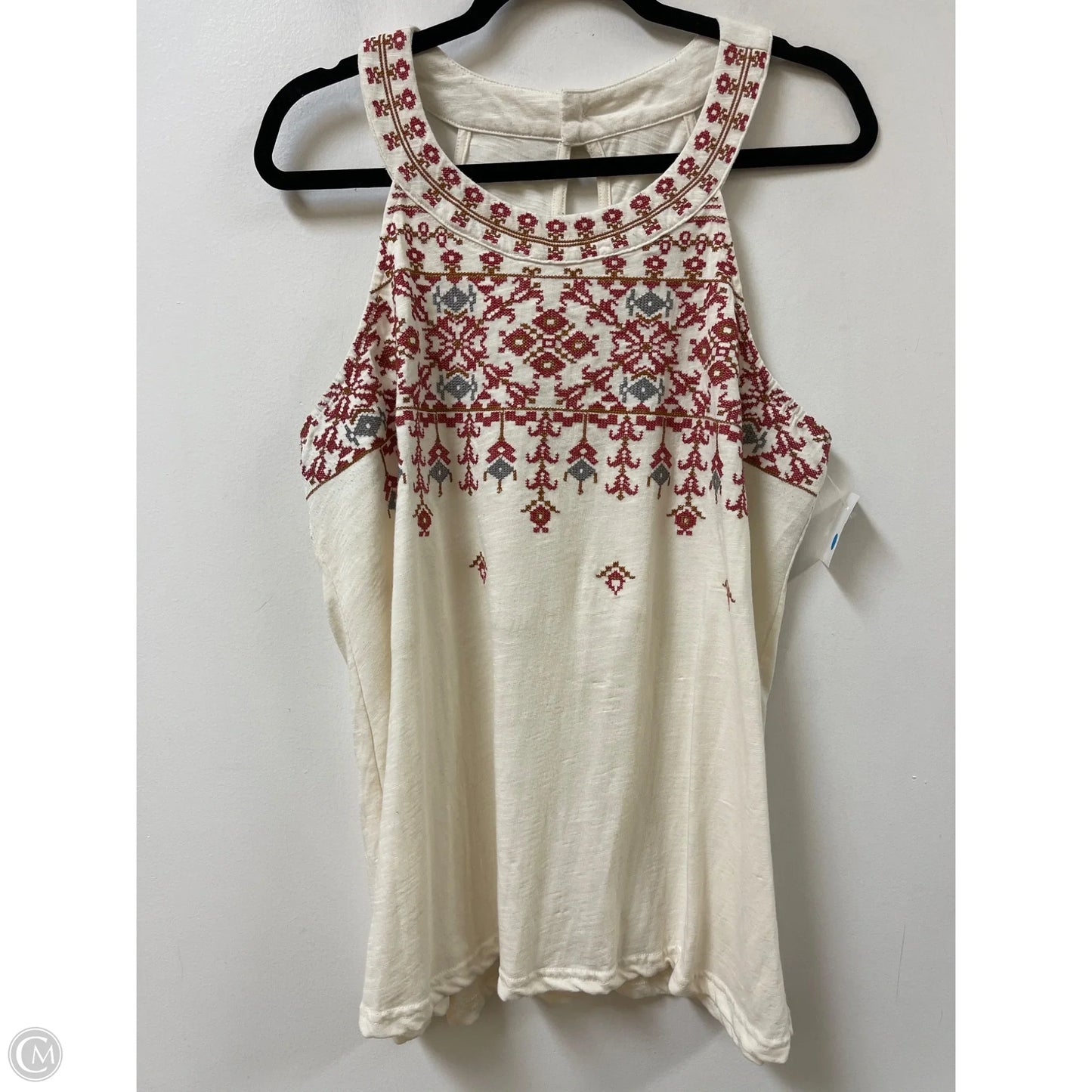 Top Sleeveless By Maurices In Cream, Size: 1x