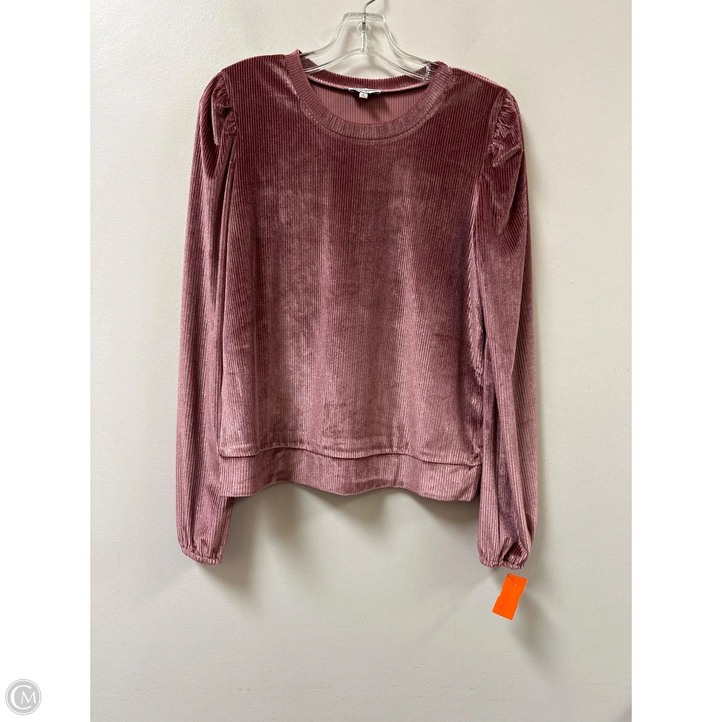 Top Long Sleeve By Heartloom In Pink, Size: S