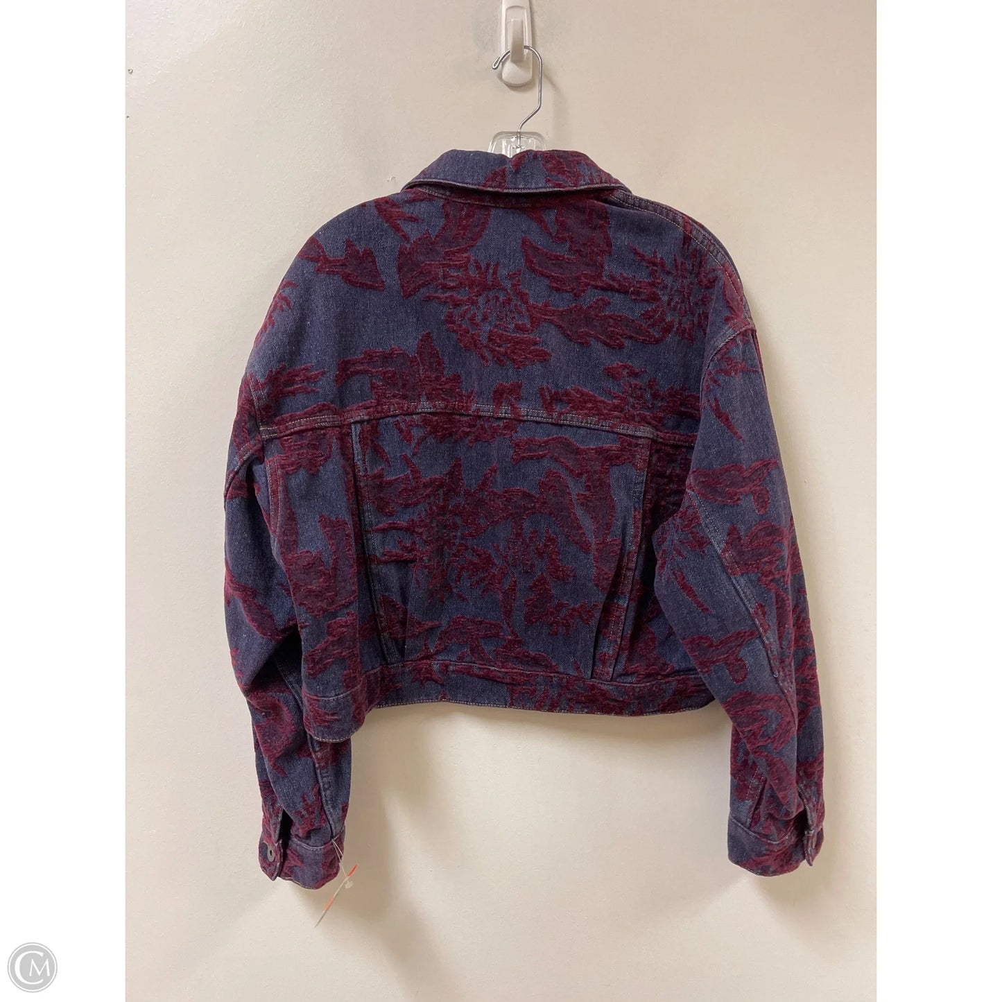 Jacket Denim By Charlie B In Purple, Size: M