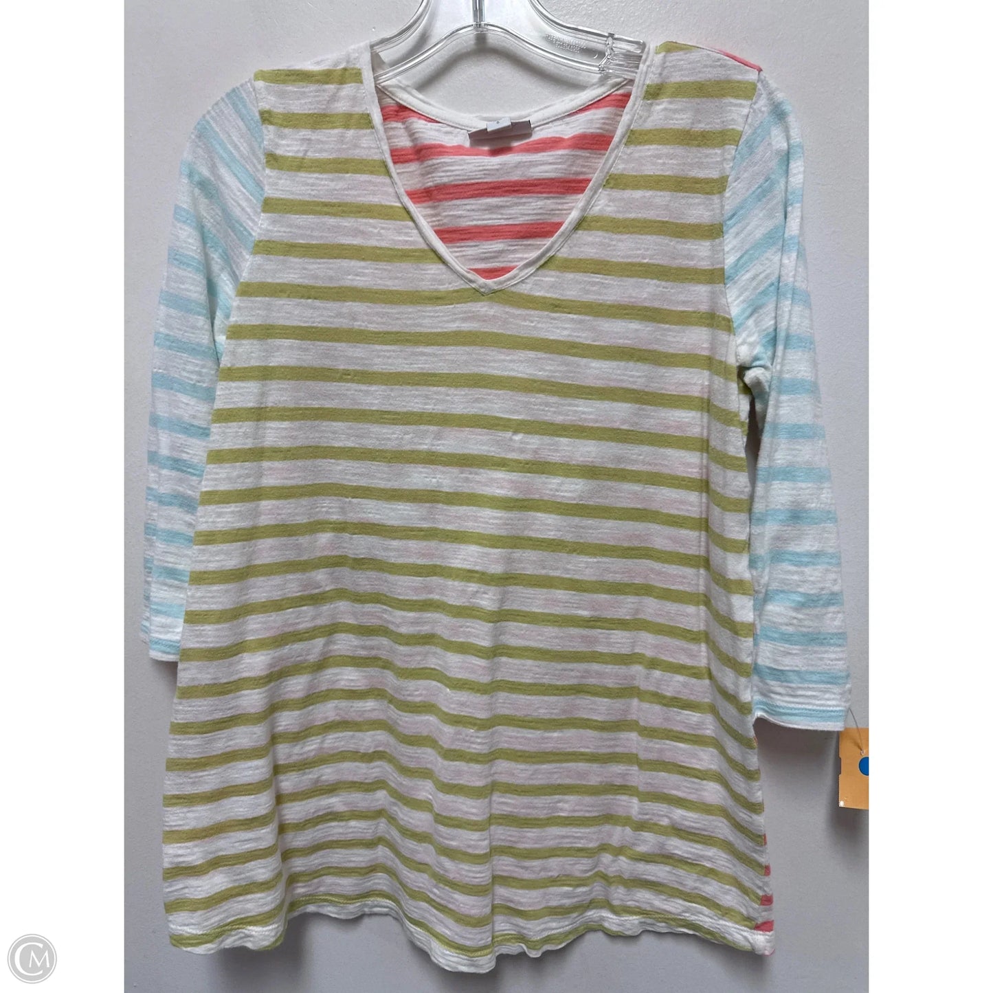 Top Long Sleeve By J. Jill In Striped Pattern, Size: S