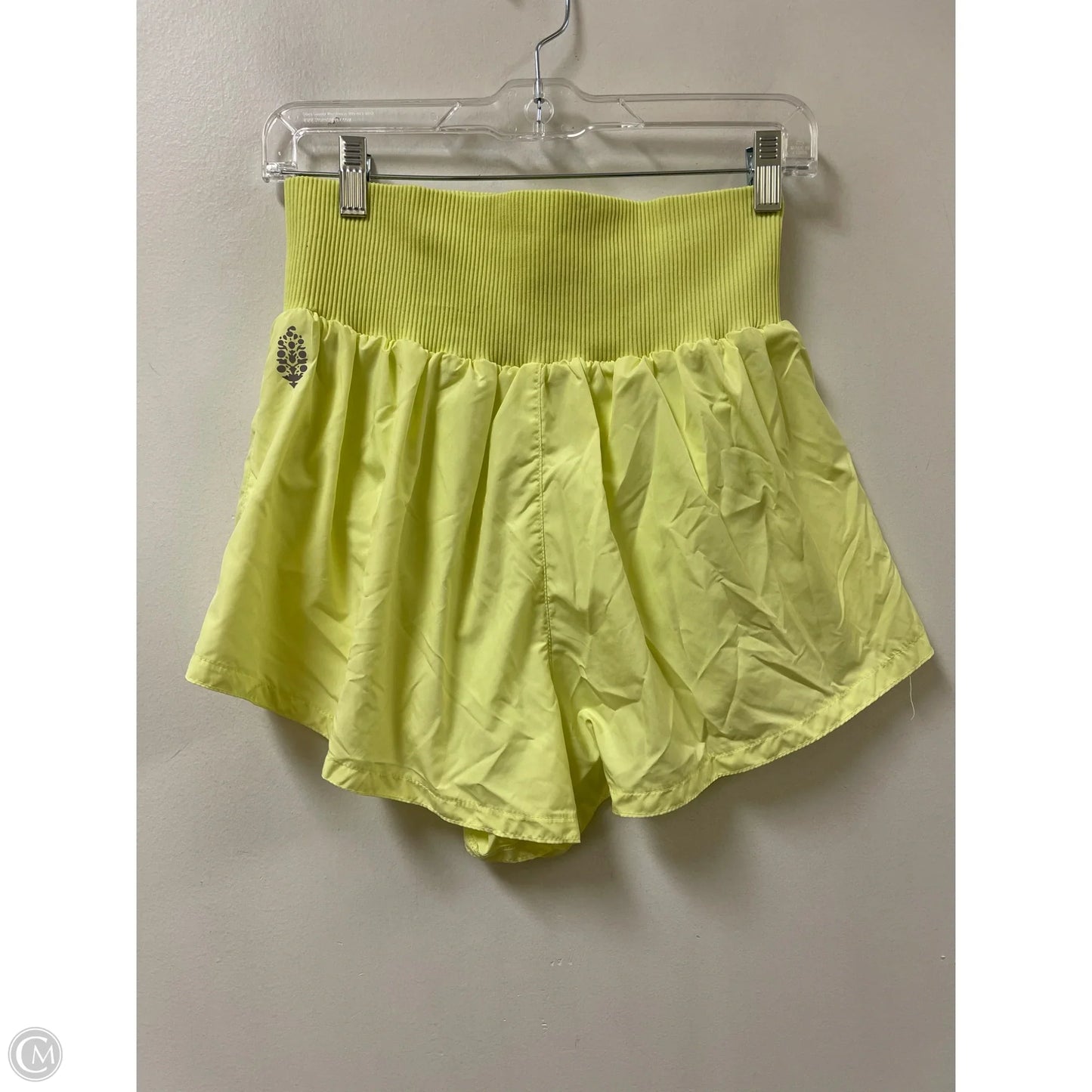 Athletic Shorts By Free People In Yellow, Size: L