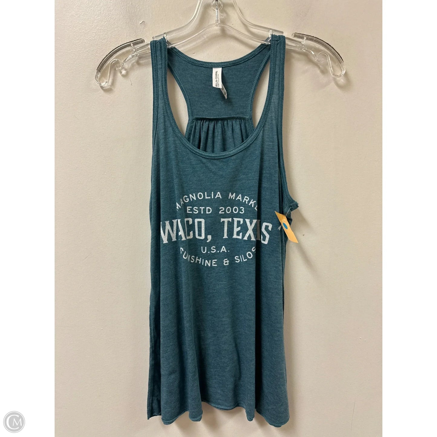 Athletic Tank Top By Bella + Canvas In Green, Size: S
