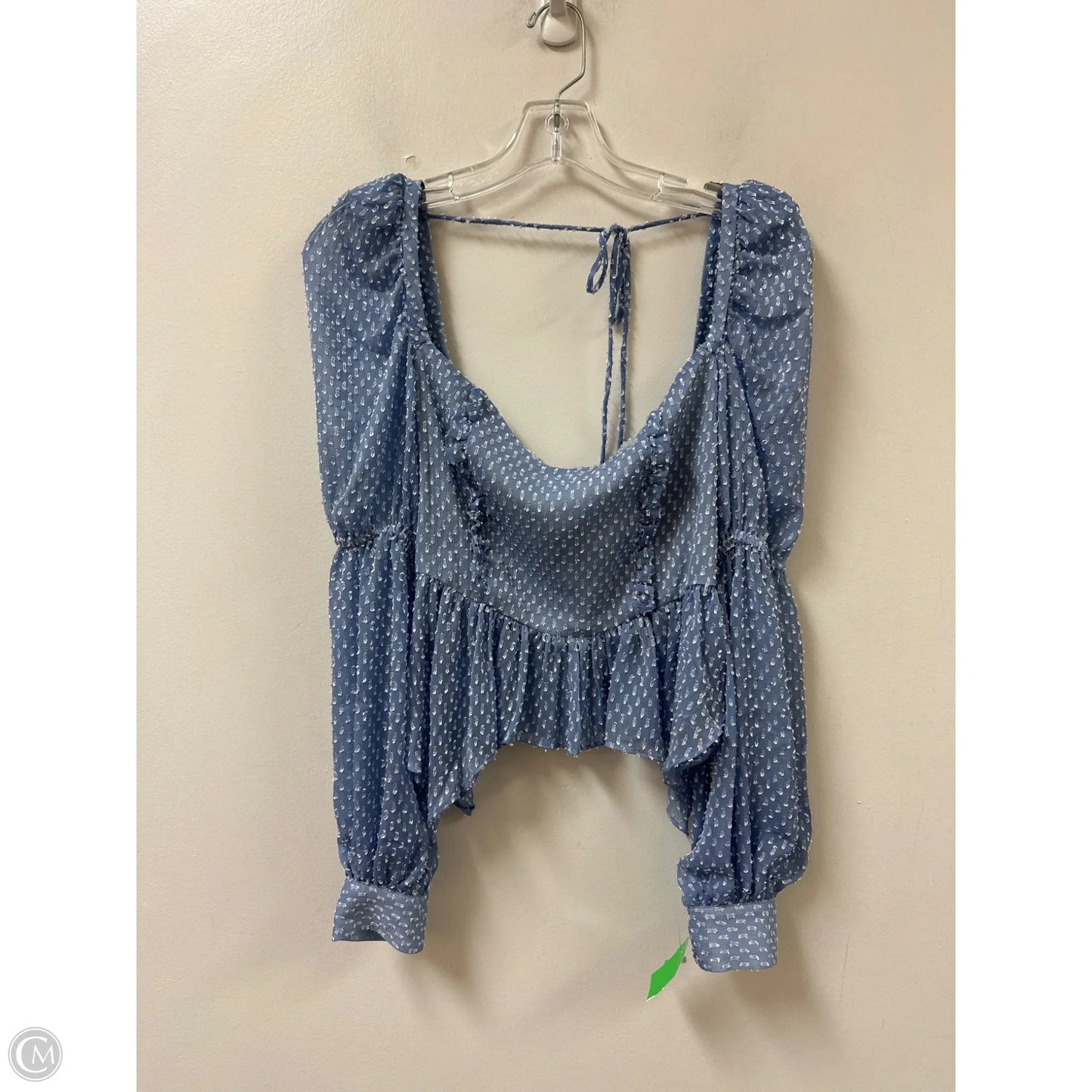 Top Long Sleeve By Clothes Mentor In Blue, Size: S