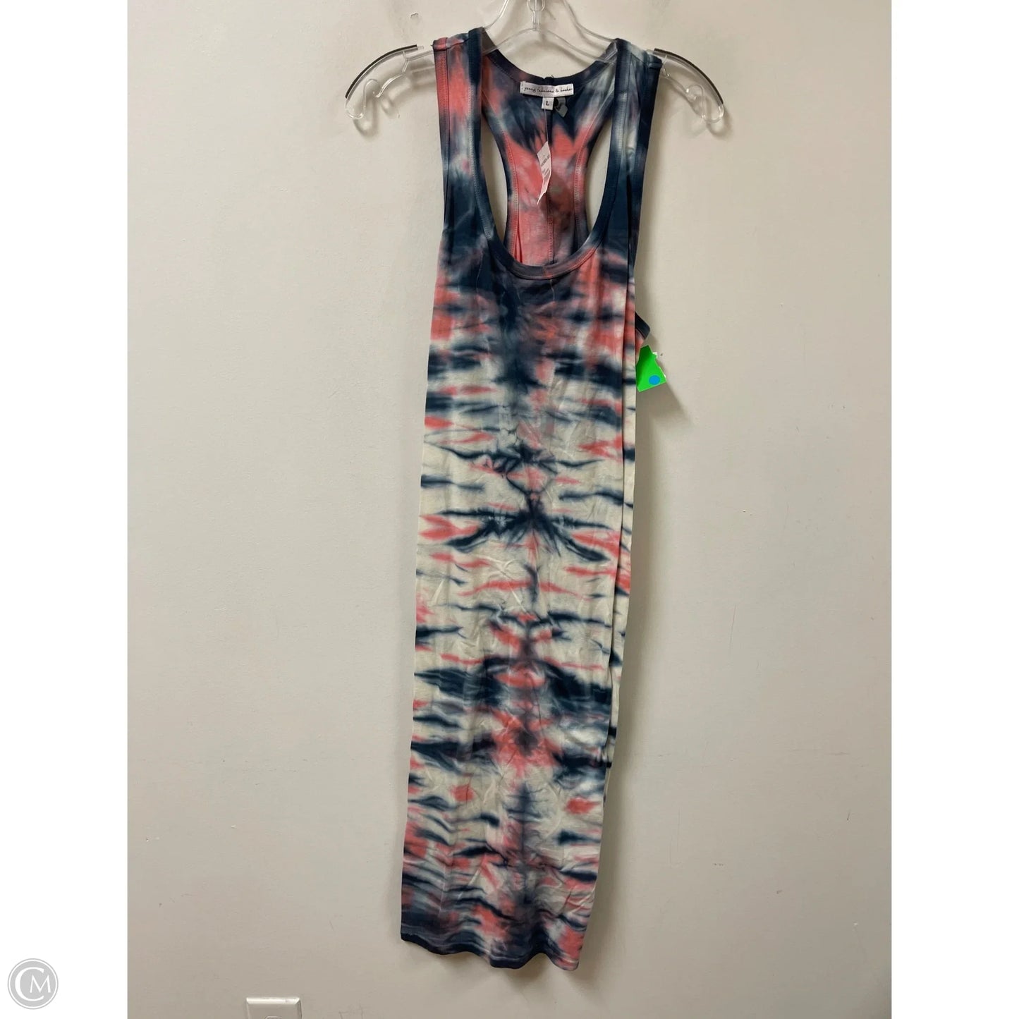 Dress Casual Maxi By Young Fabulous & Broke In Tie Dye Print, Size: L