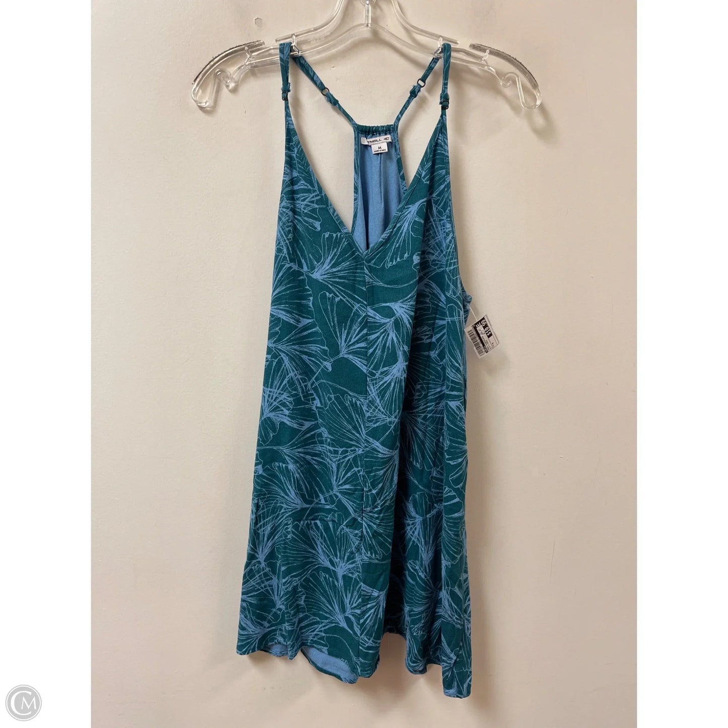 Tunic Sleeveless By Oneill In Blue & Green, Size: M