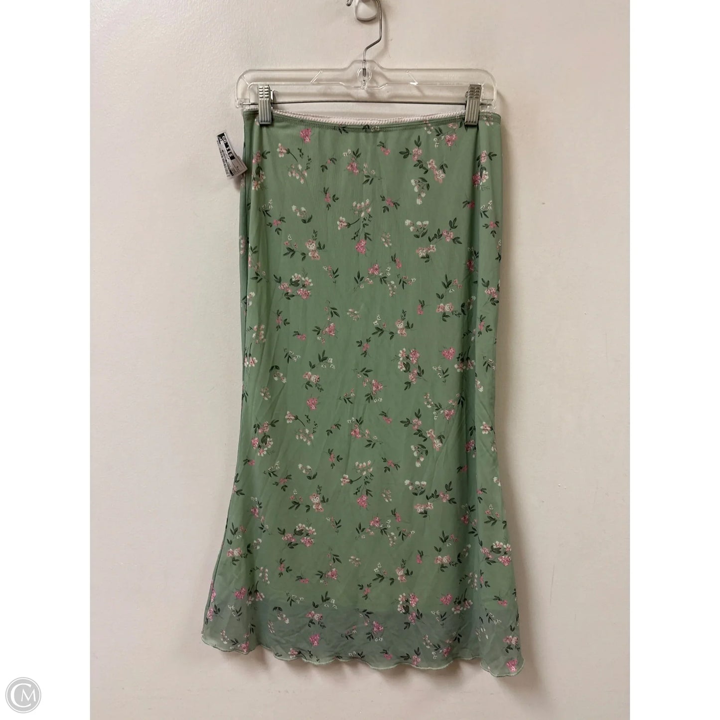 Skirt Midi By Clothes Mentor In Green, Size: 6