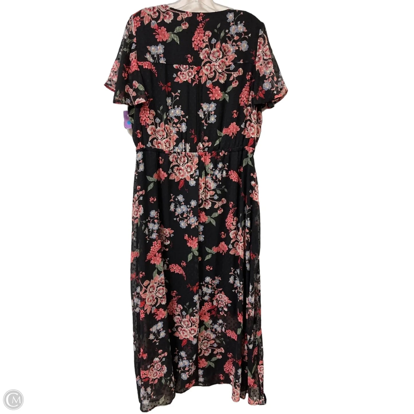 Dress Casual Maxi By Lane Bryant In Floral Print, Size: 1x