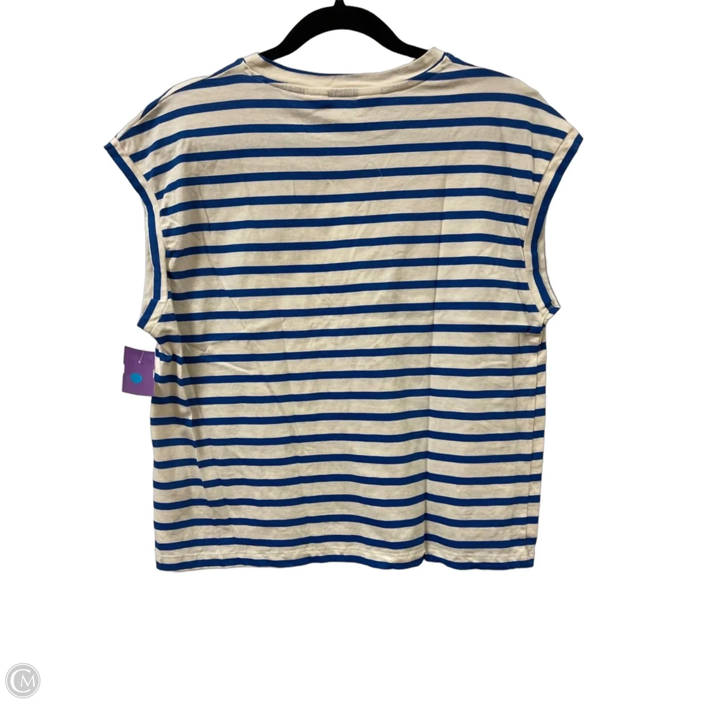 Top Sleeveless By Clothes Mentor In Striped Pattern, Size: L