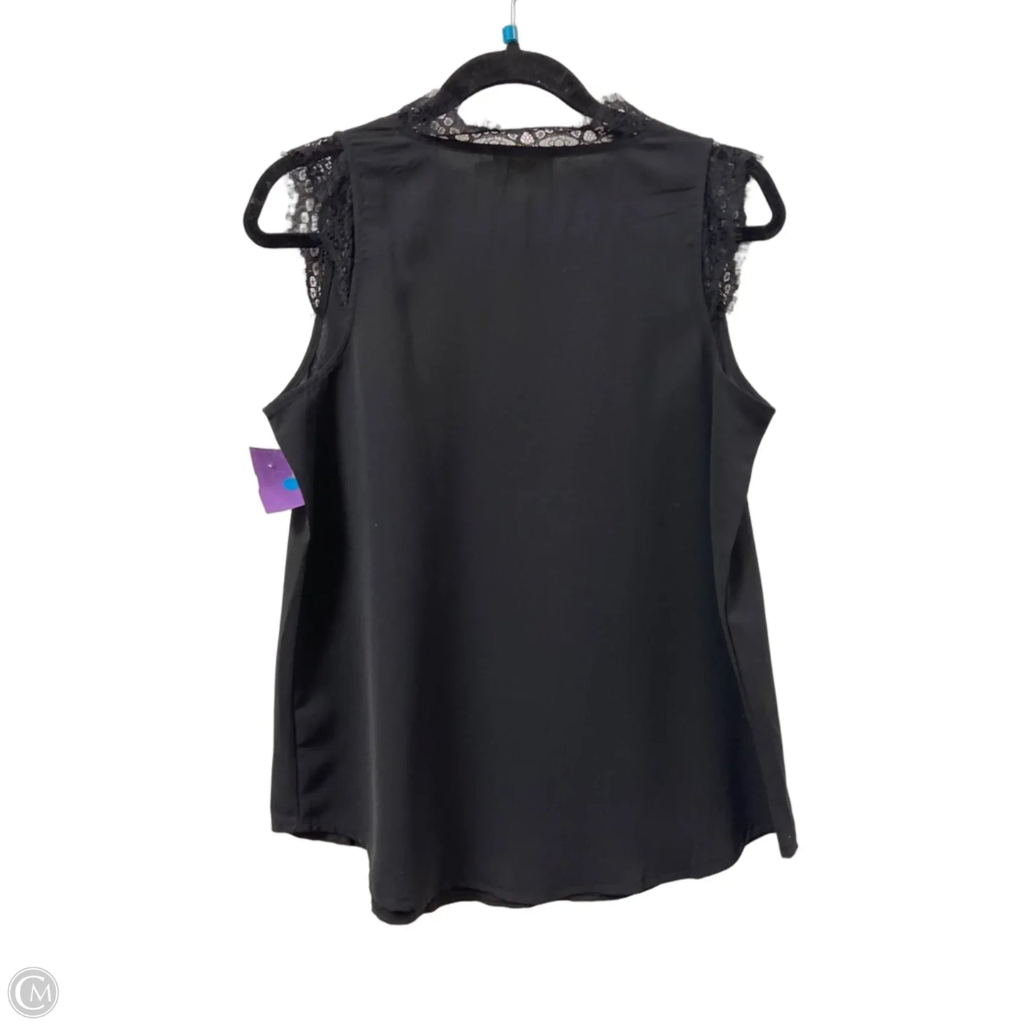 Top Sleeveless By Lily In Black, Size: M