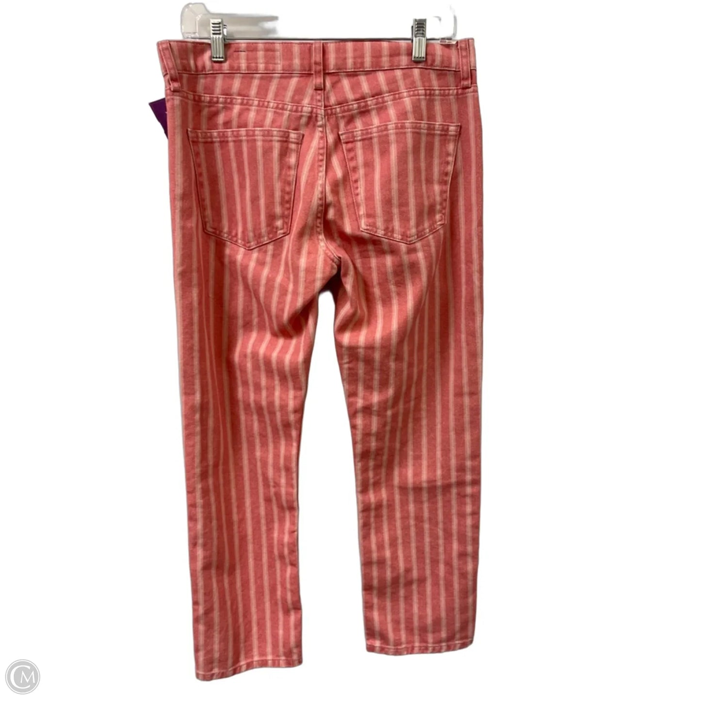 Jeans Cropped By Zara In Pink, Size: 6