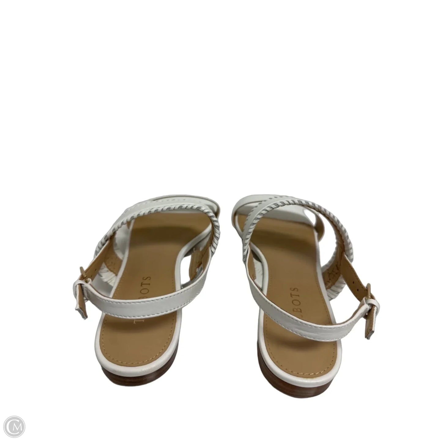 Sandals Flats By Talbots In White, Size: 7.5