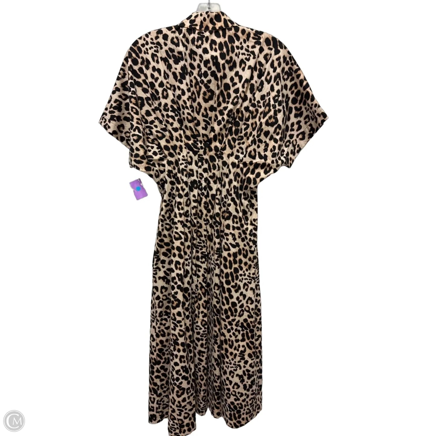 Dress Casual Midi By Clothes Mentor In Leopard Print, Size: S