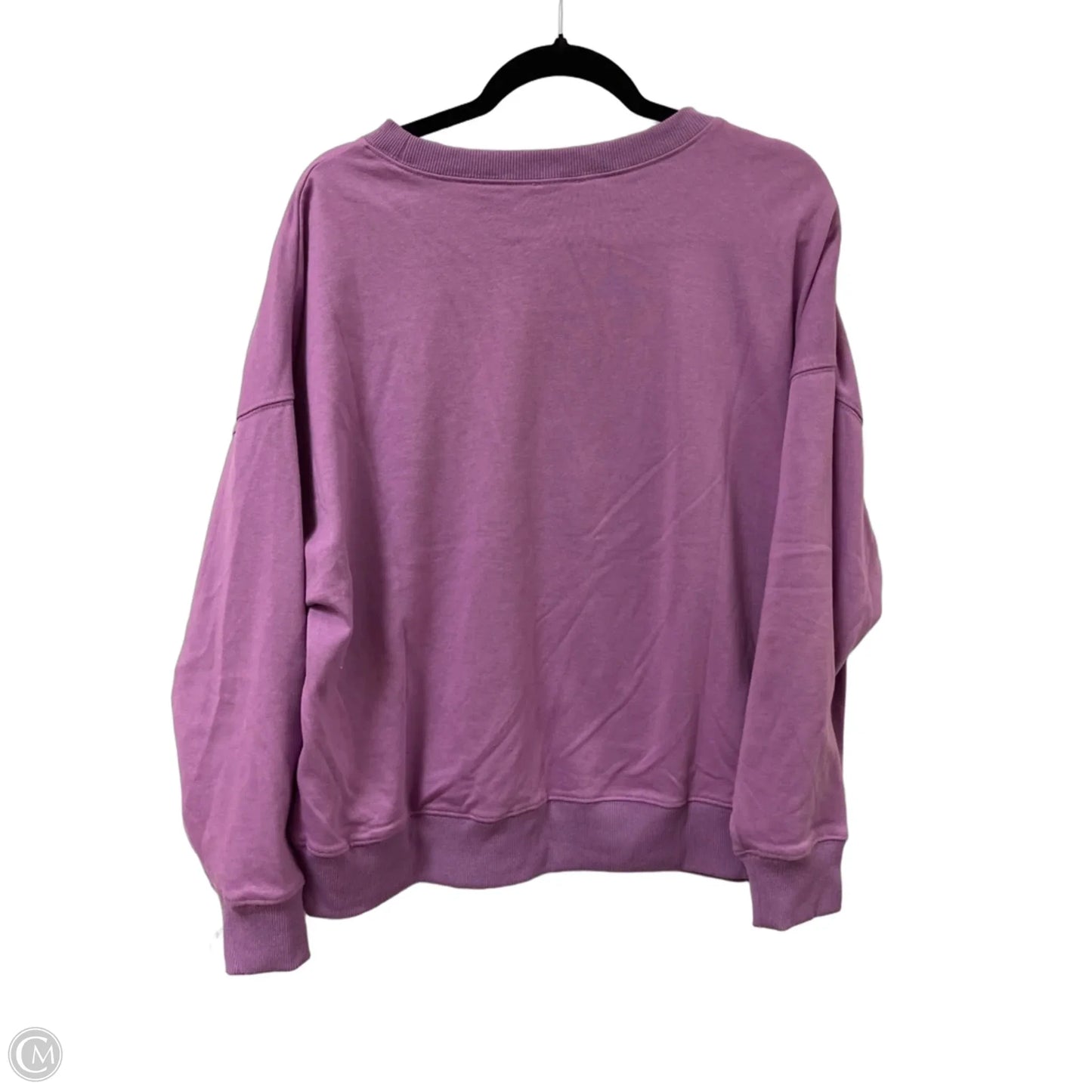 Sweatshirt Crewneck By Clothes Mentor In Purple, Size: S