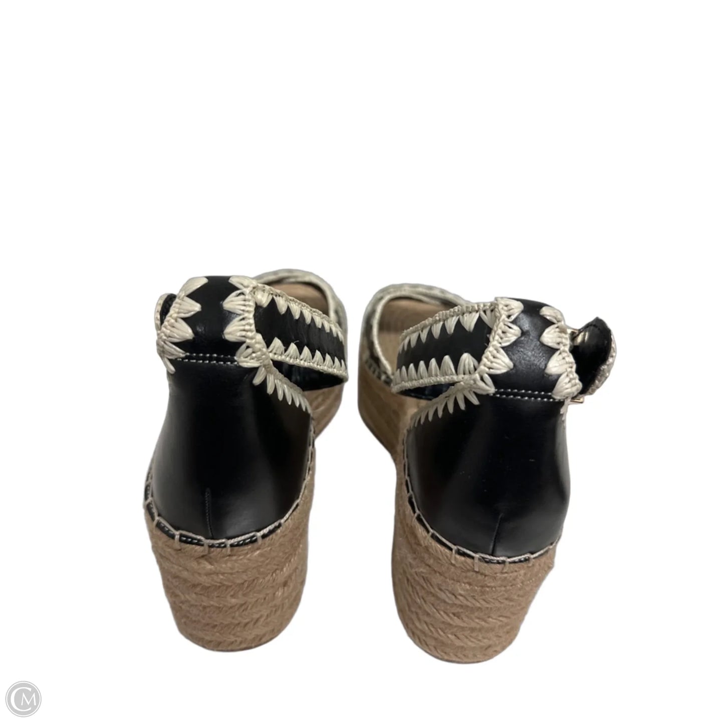 Sandals Heels Wedge By Vince Camuto In Black, Size: 9