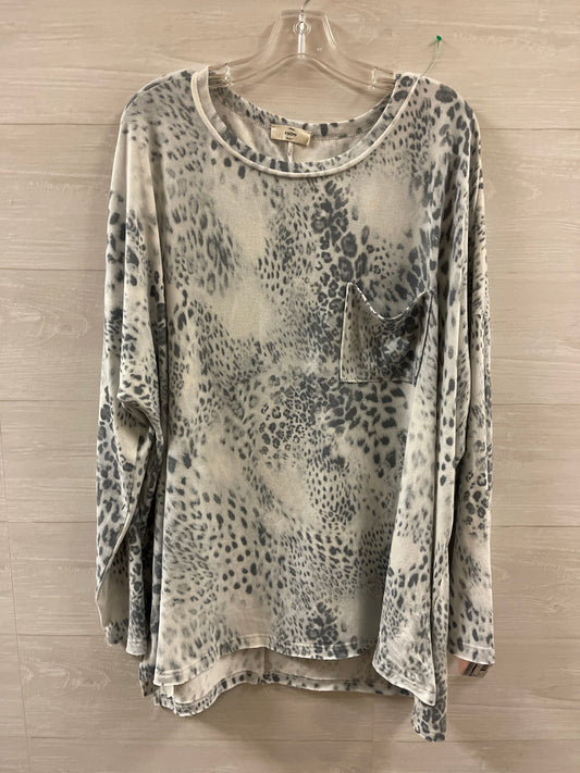 Top Long Sleeve By Entro  Size: 2x