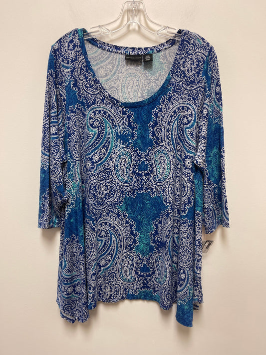 Top Long Sleeve By Adrienne Vittadini  Size: 2x