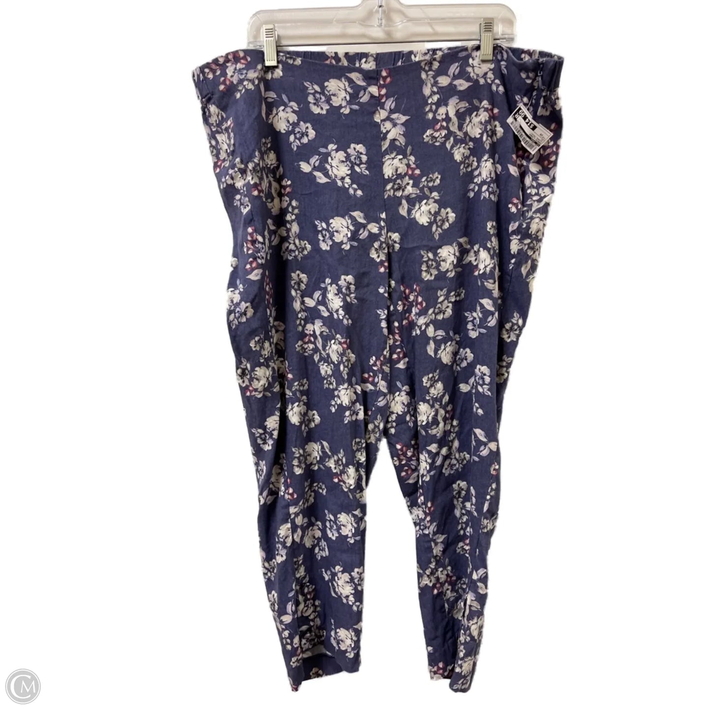 Pants Linen By J. Jill In Floral Print, Size: 2x