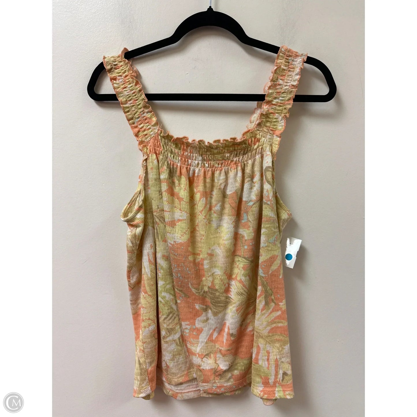 Top Sleeveless By Lc Lauren Conrad In Orange, Size: 1x
