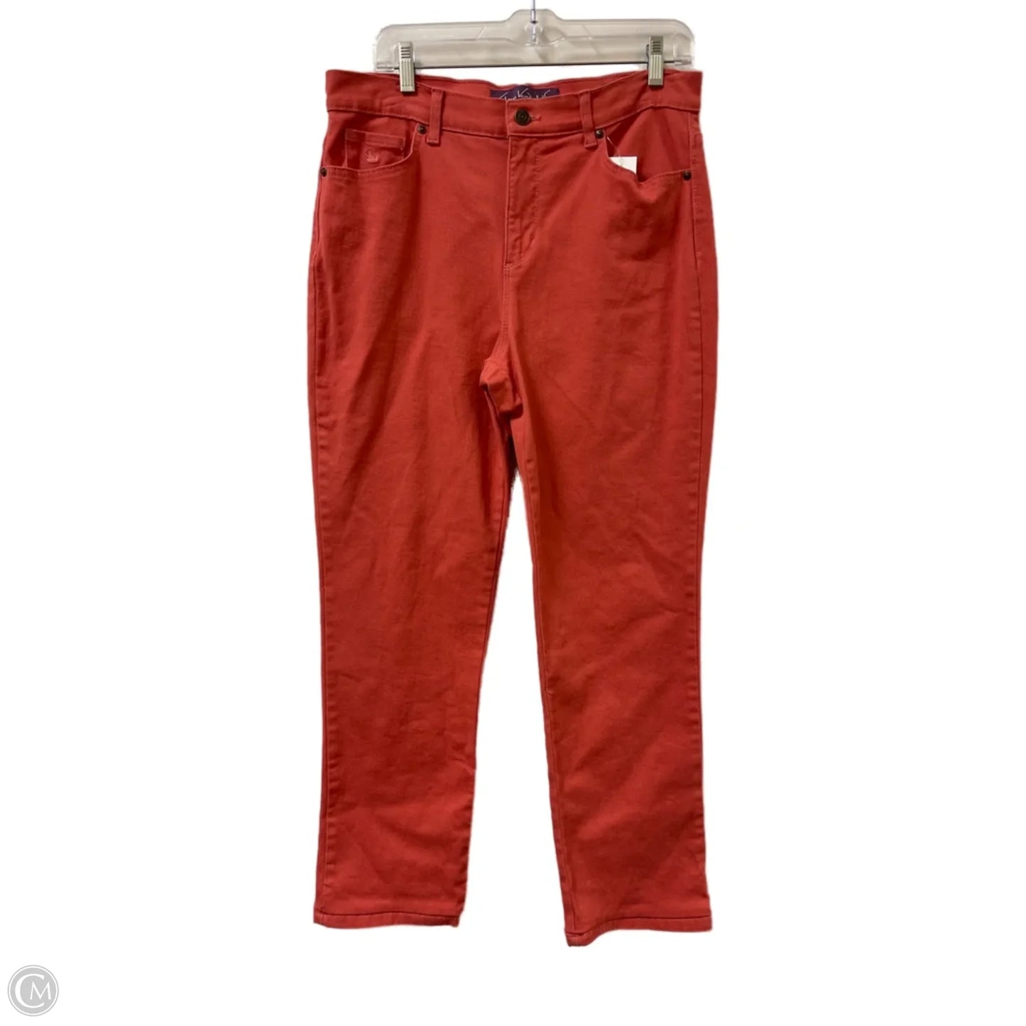 Jeans Straight By Gloria Vanderbilt In Orange, Size: 8