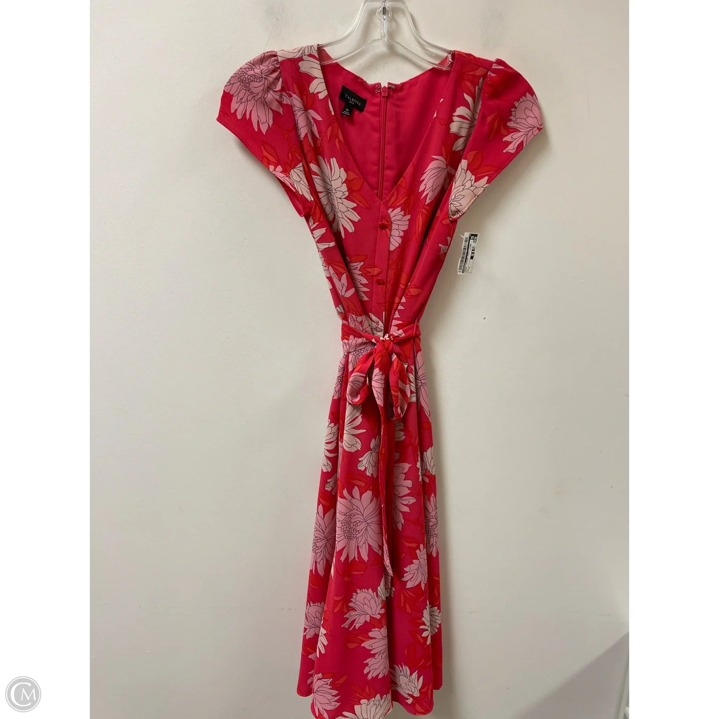 Dress Casual Midi By Talbots In Coral, Size: S