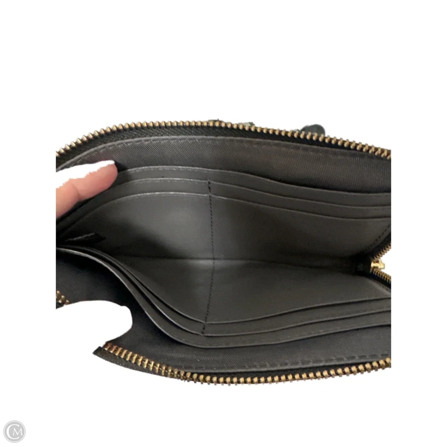 Wallet Leather By Fossil, Size: Large