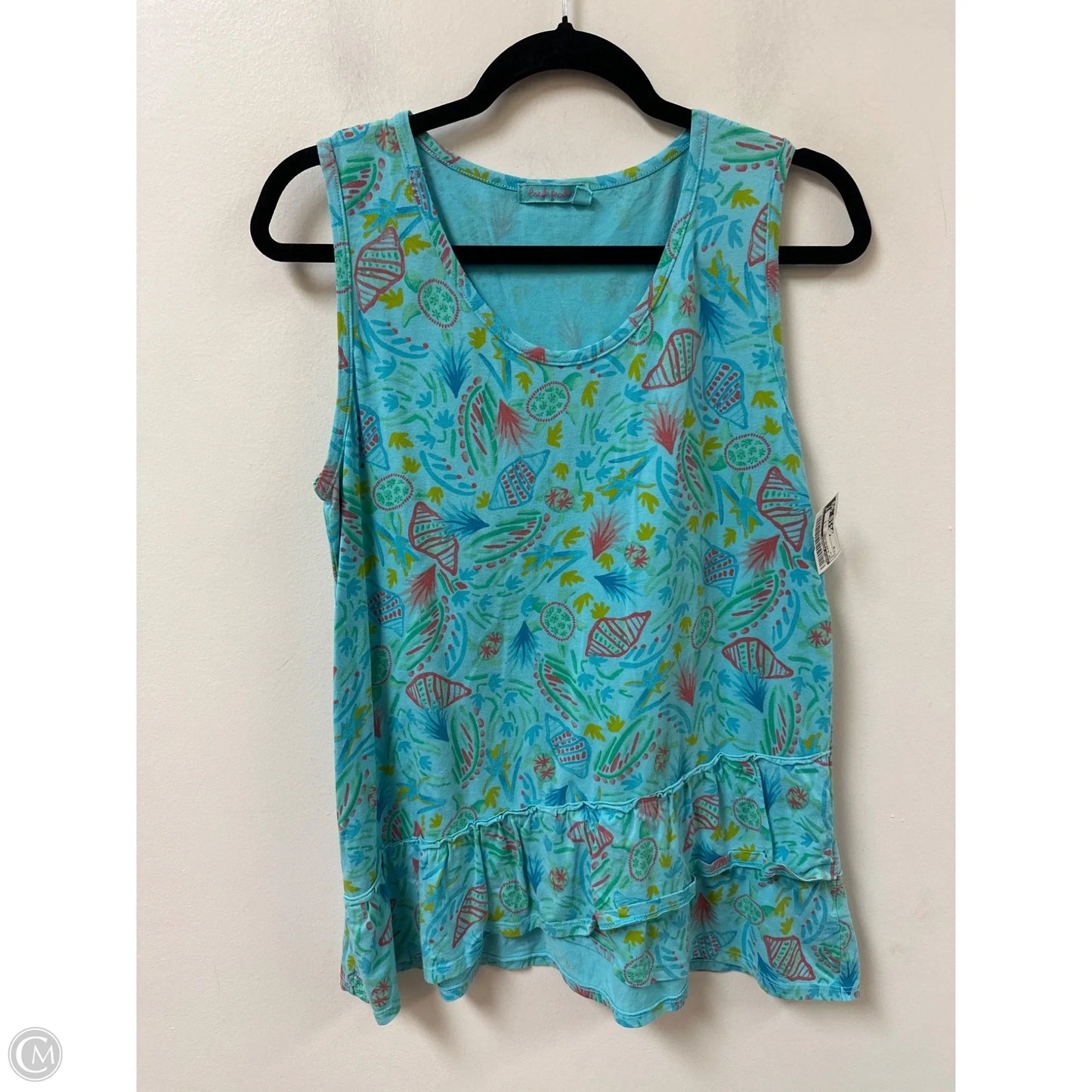 Top Sleeveless By Fresh Produce In Blue, Size: M