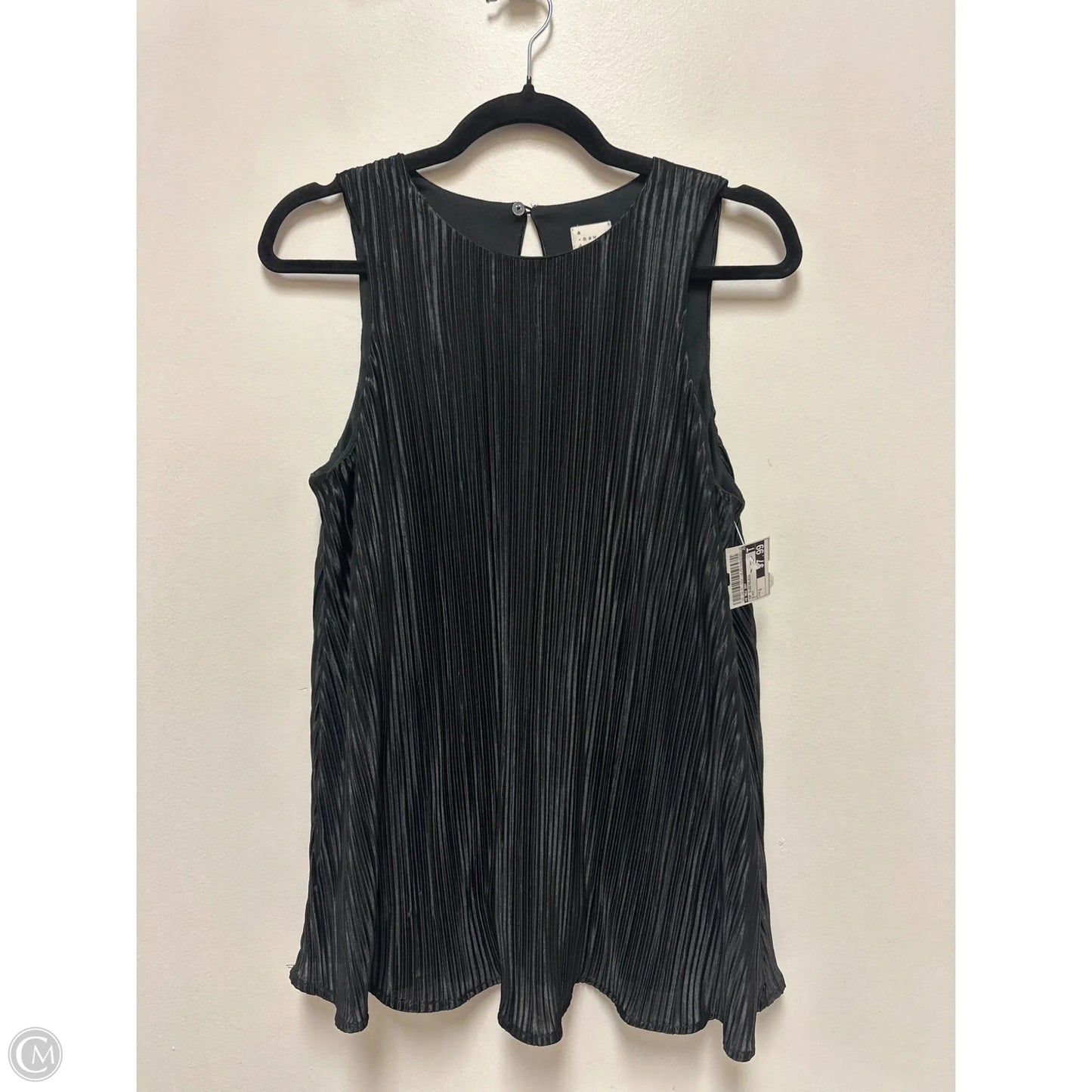 Top Sleeveless By A New Day In Black, Size: S
