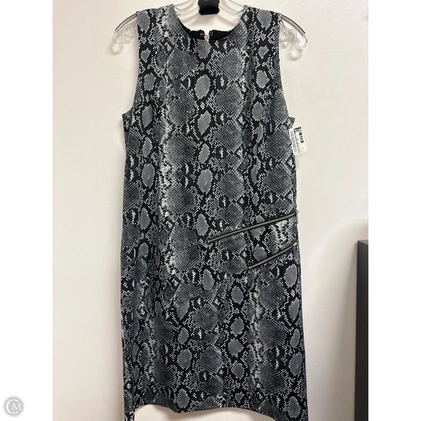 Dress Casual Short By Michael By Michael Kors In Snakeskin Print, Size: M