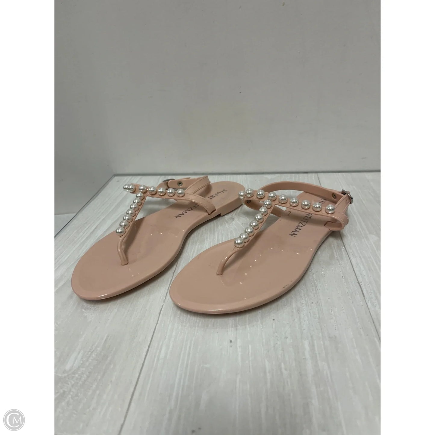 Sandals Designer By Stuart Weitzman In Pink, Size: 8
