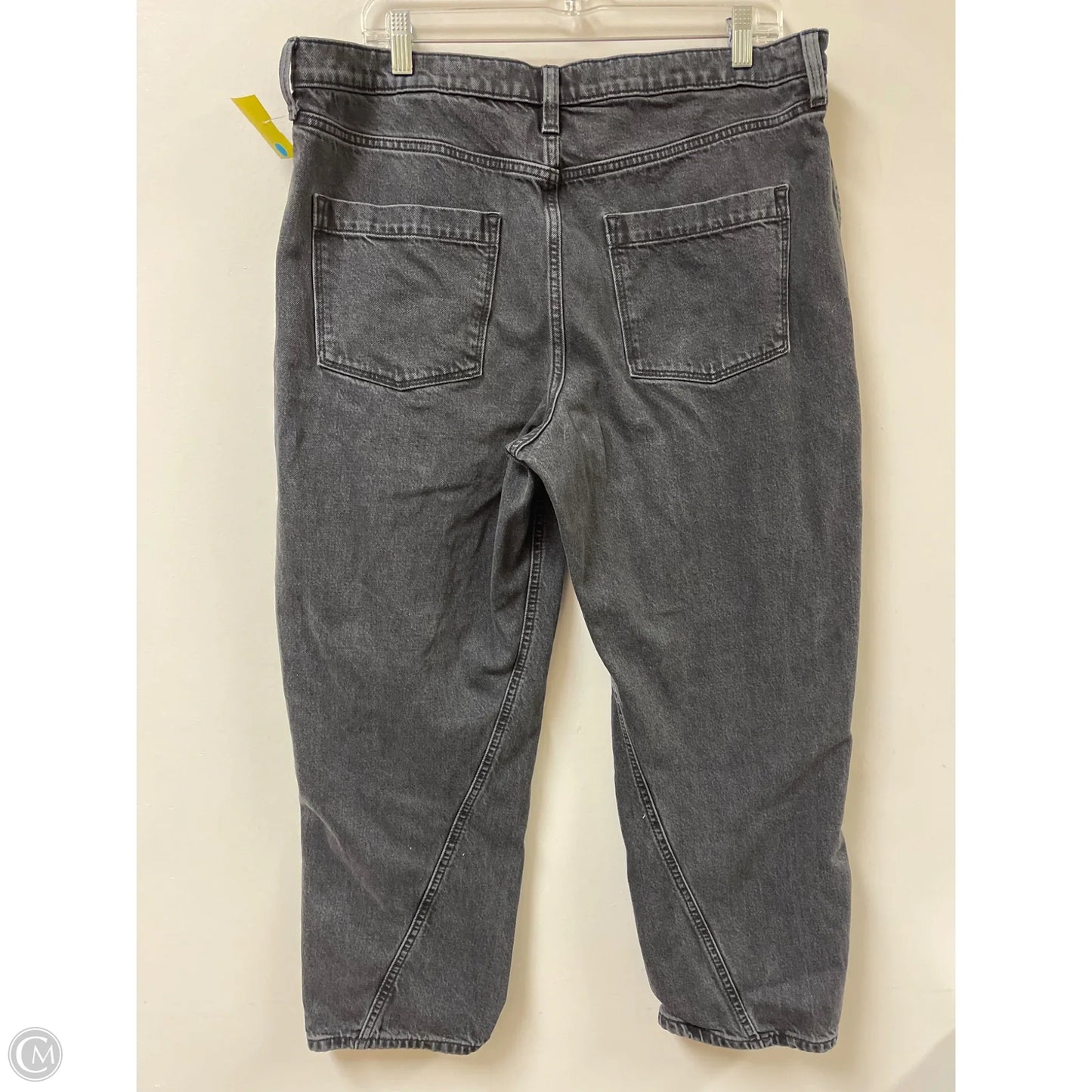 Jeans Boyfriend By Banana Republic In Black, Size: 16