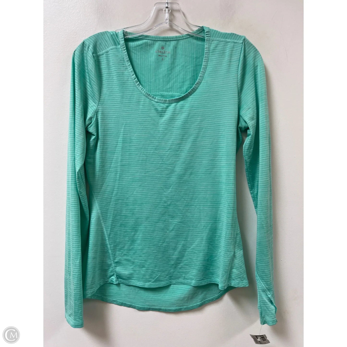 Athletic Top Long Sleeve Crewneck By Athleta In Teal, Size: S