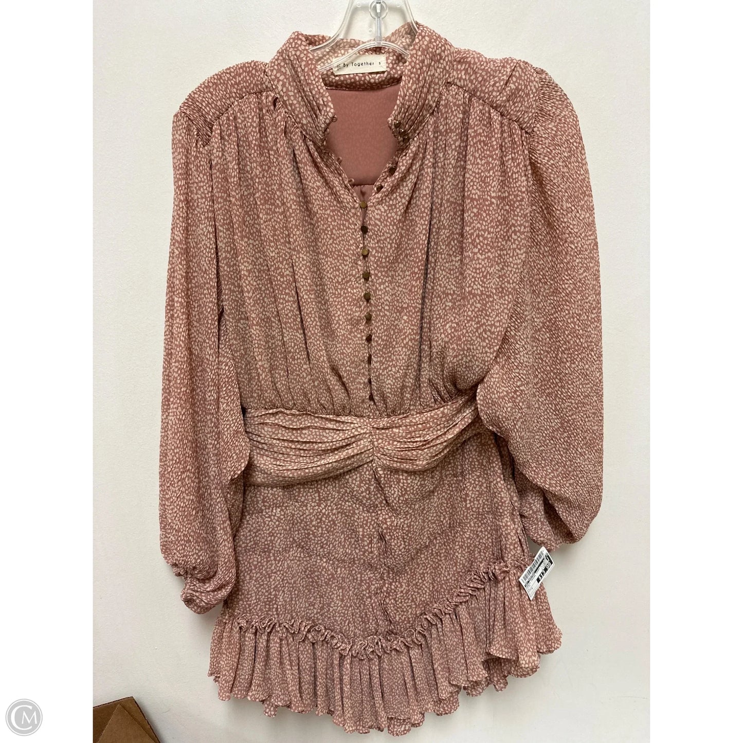 Dress Casual Short By By Together In Pink, Size: S