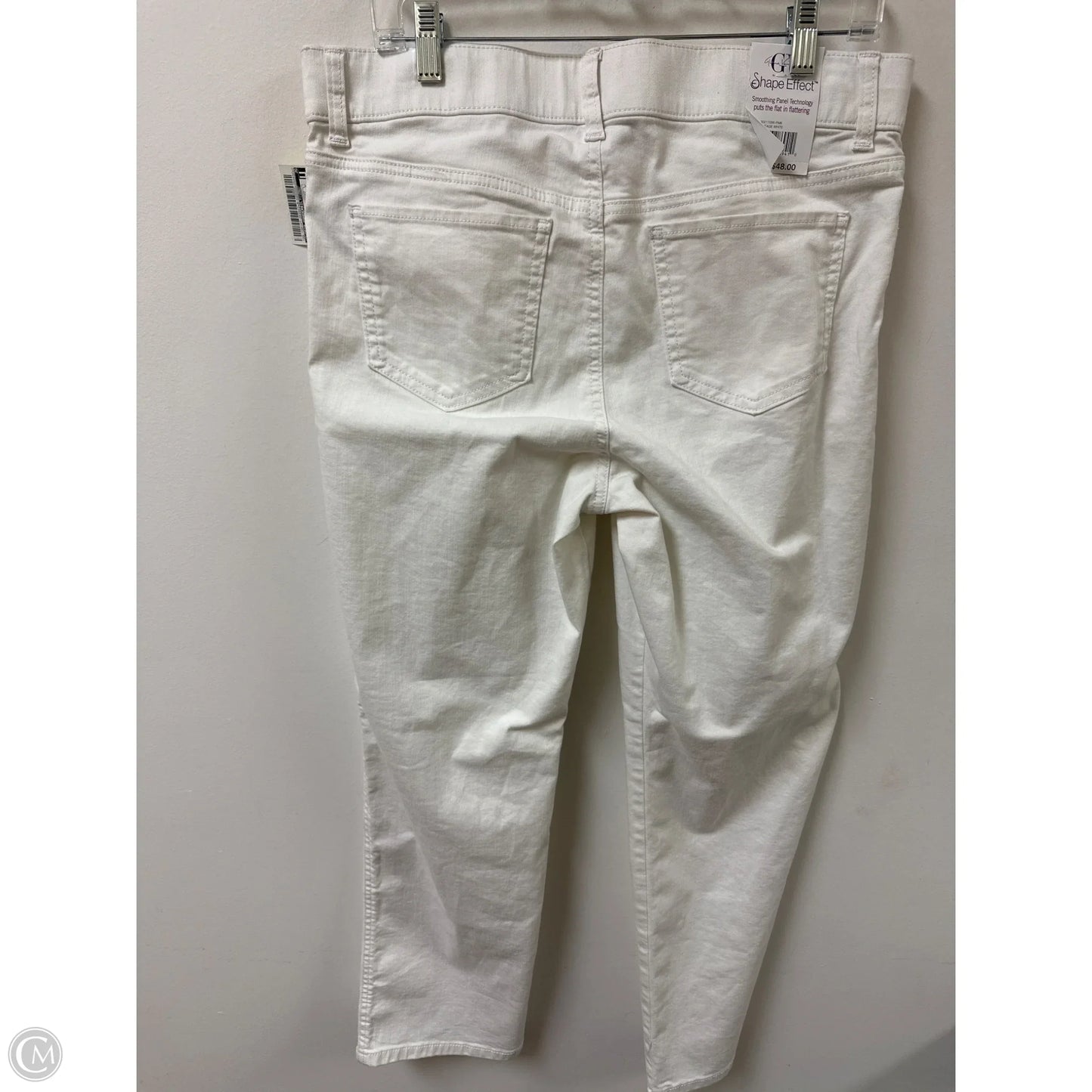 Jeans Skinny By Gloria Vanderbilt In White, Size: 12