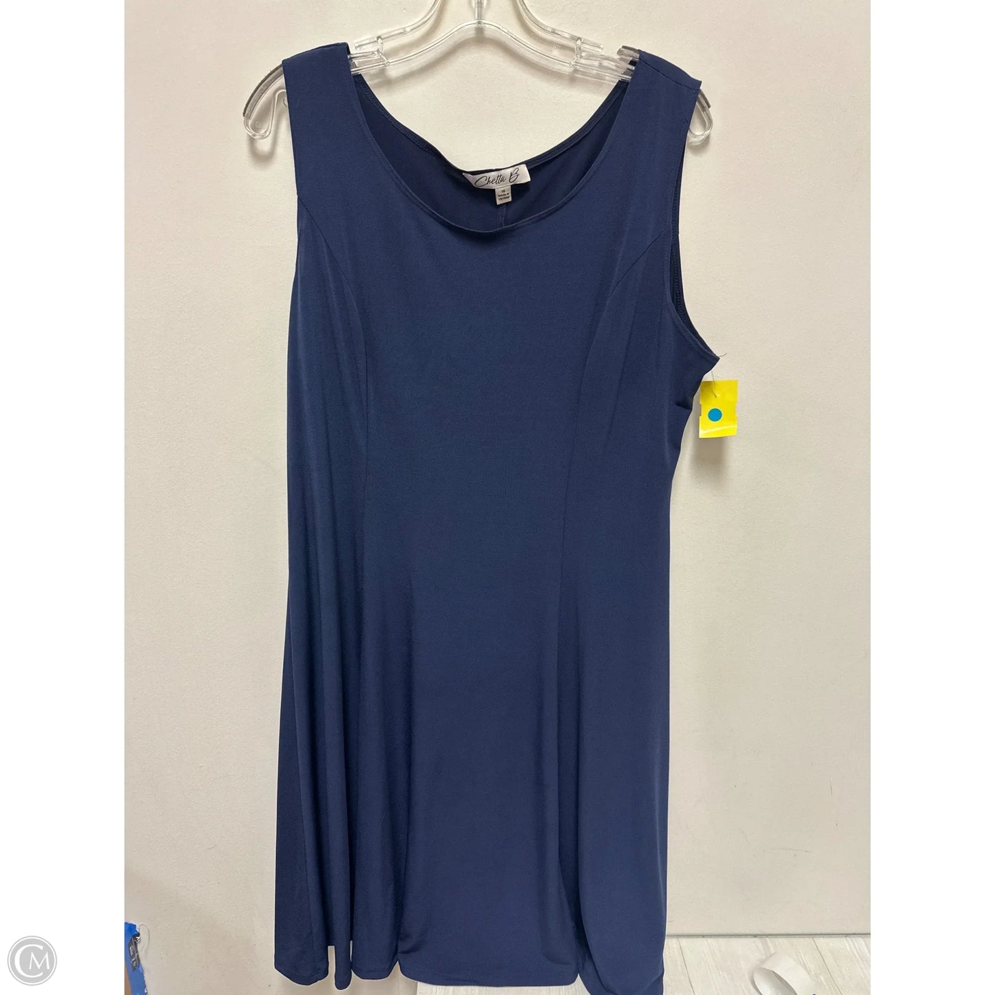 Dress Casual Midi By Clothes Mentor In Blue, Size: Xl