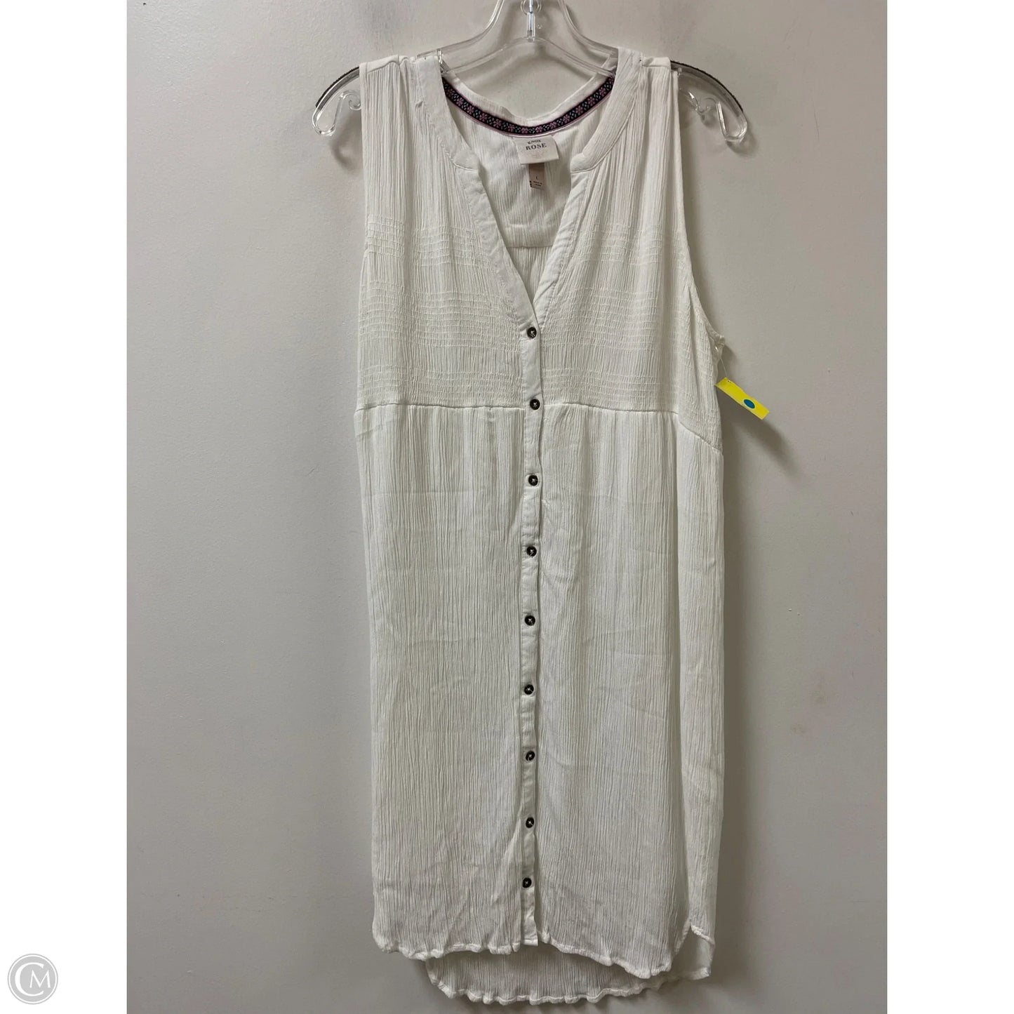 Dress Casual Midi By Knox Rose In White, Size: L