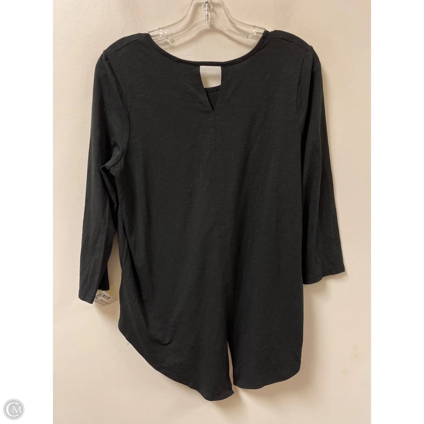 Top Long Sleeve By Max Studio In Black, Size: M
