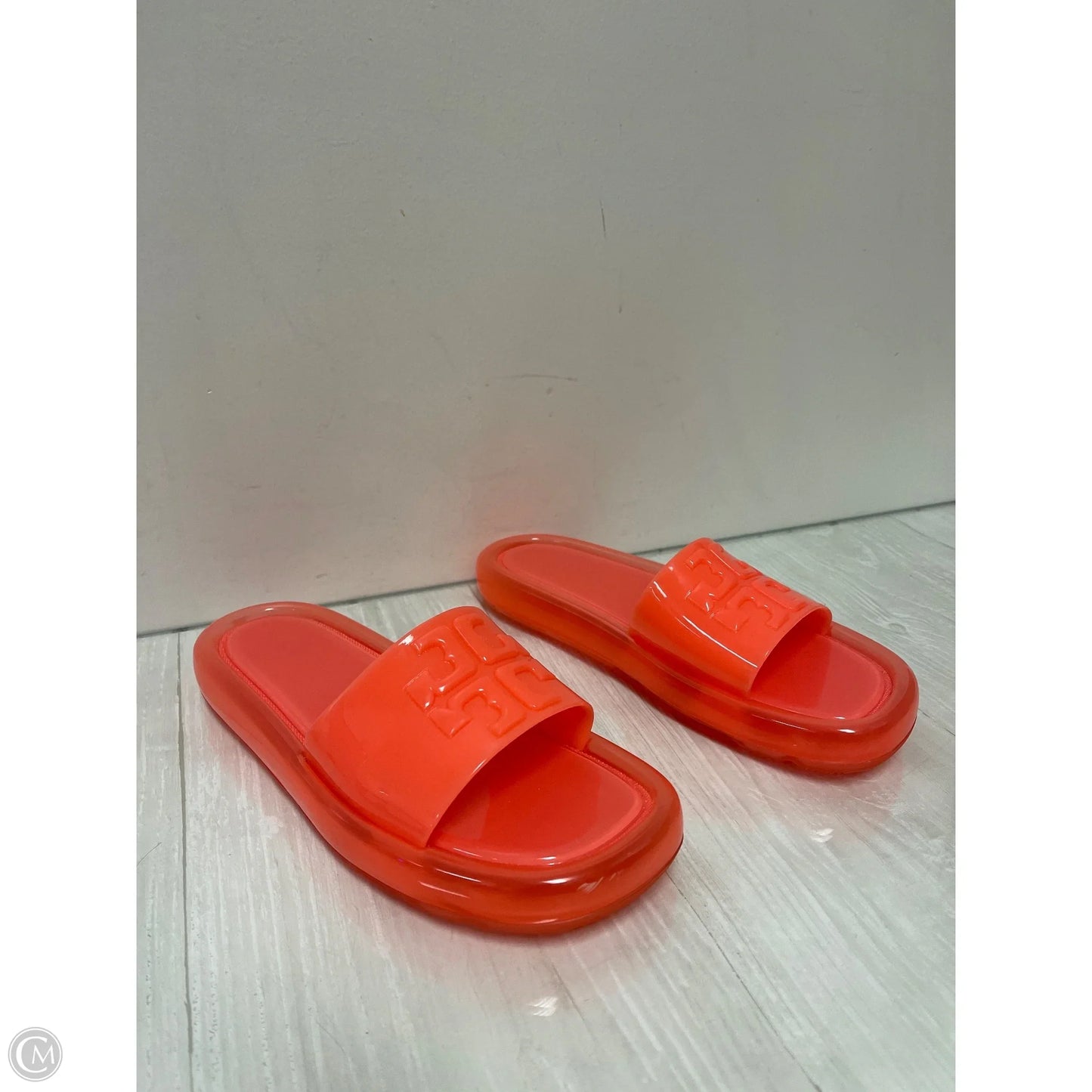 Sandals Designer By Tory Burch In Coral, Size: 8