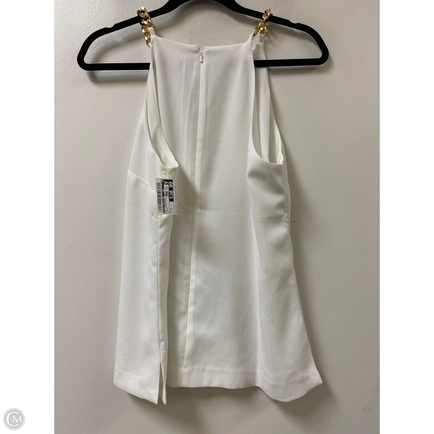 Top Sleeveless Designer By Lilly Pulitzer In White, Size: M