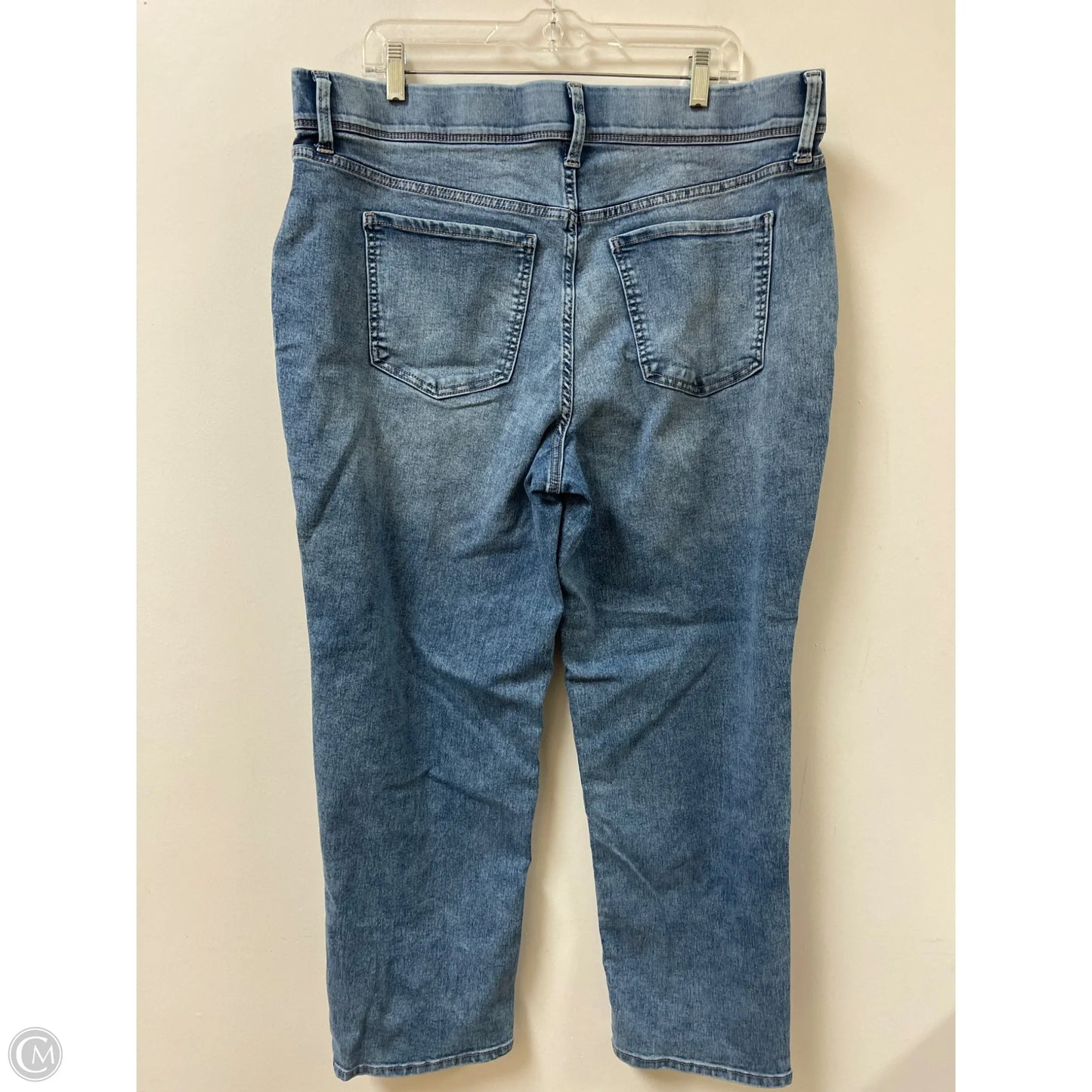 Pants Leggings By Terra & Sky In Blue Denim, Size: 1x