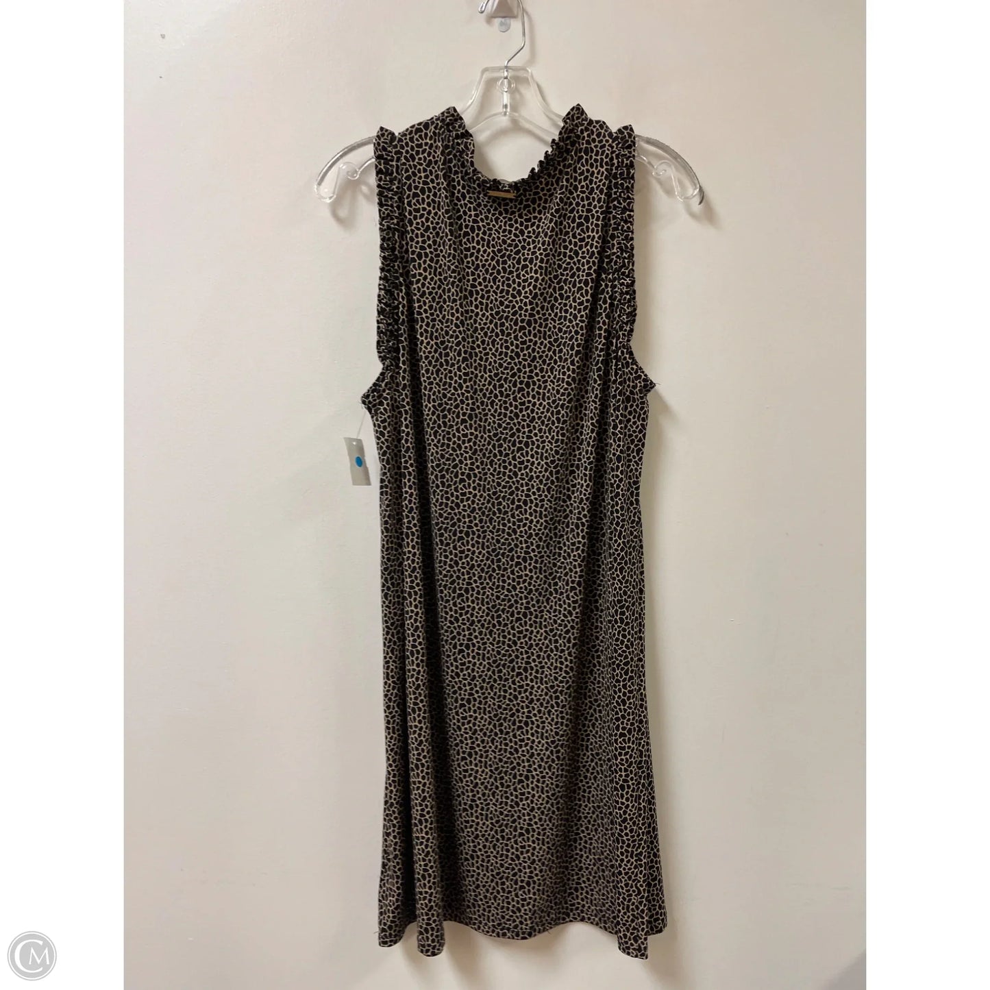 Dress Casual Midi By Michael By Michael Kors In Animal Print, Size: Xl