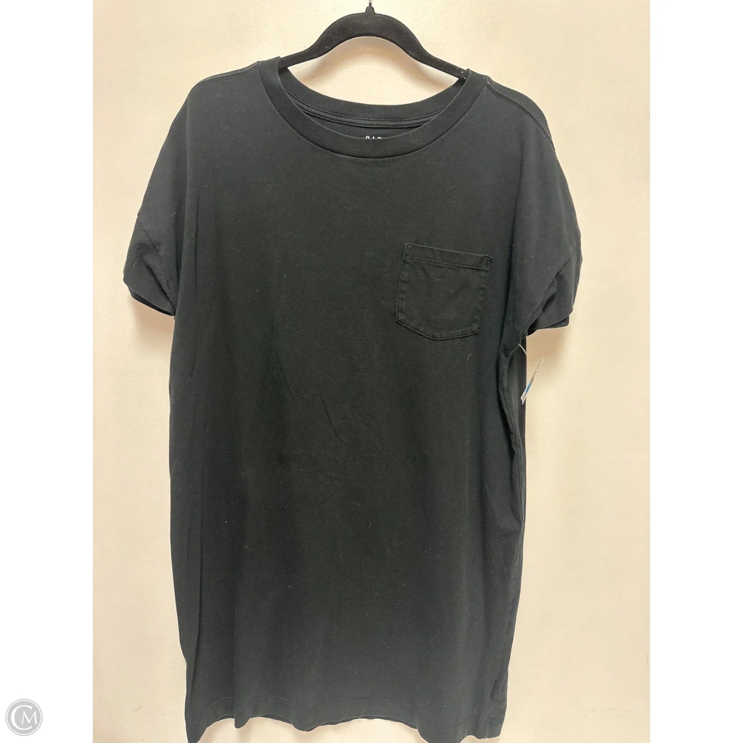 Dress Casual Midi By Gap In Black, Size: M