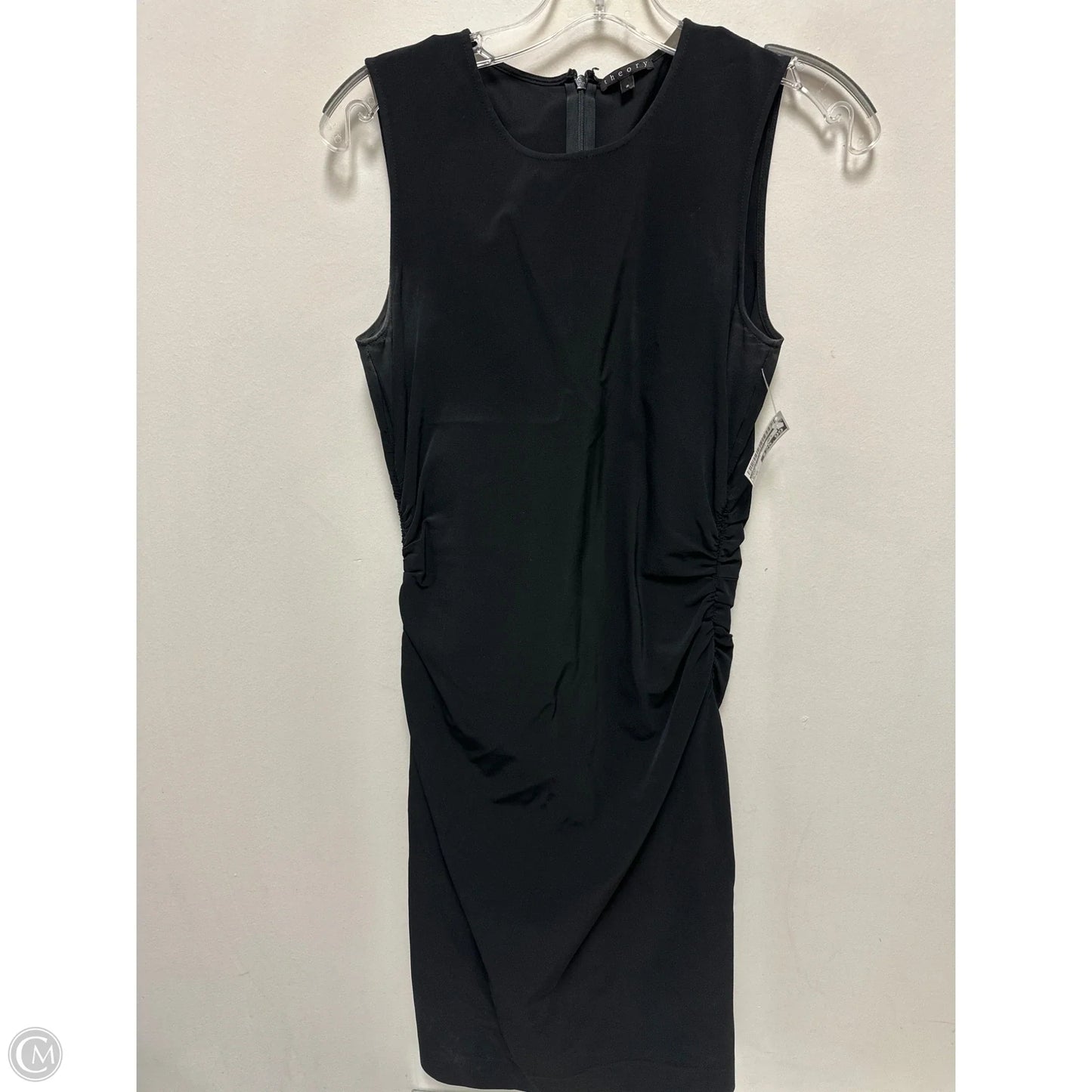 Dress Casual Midi By Theory In Black, Size: Xs