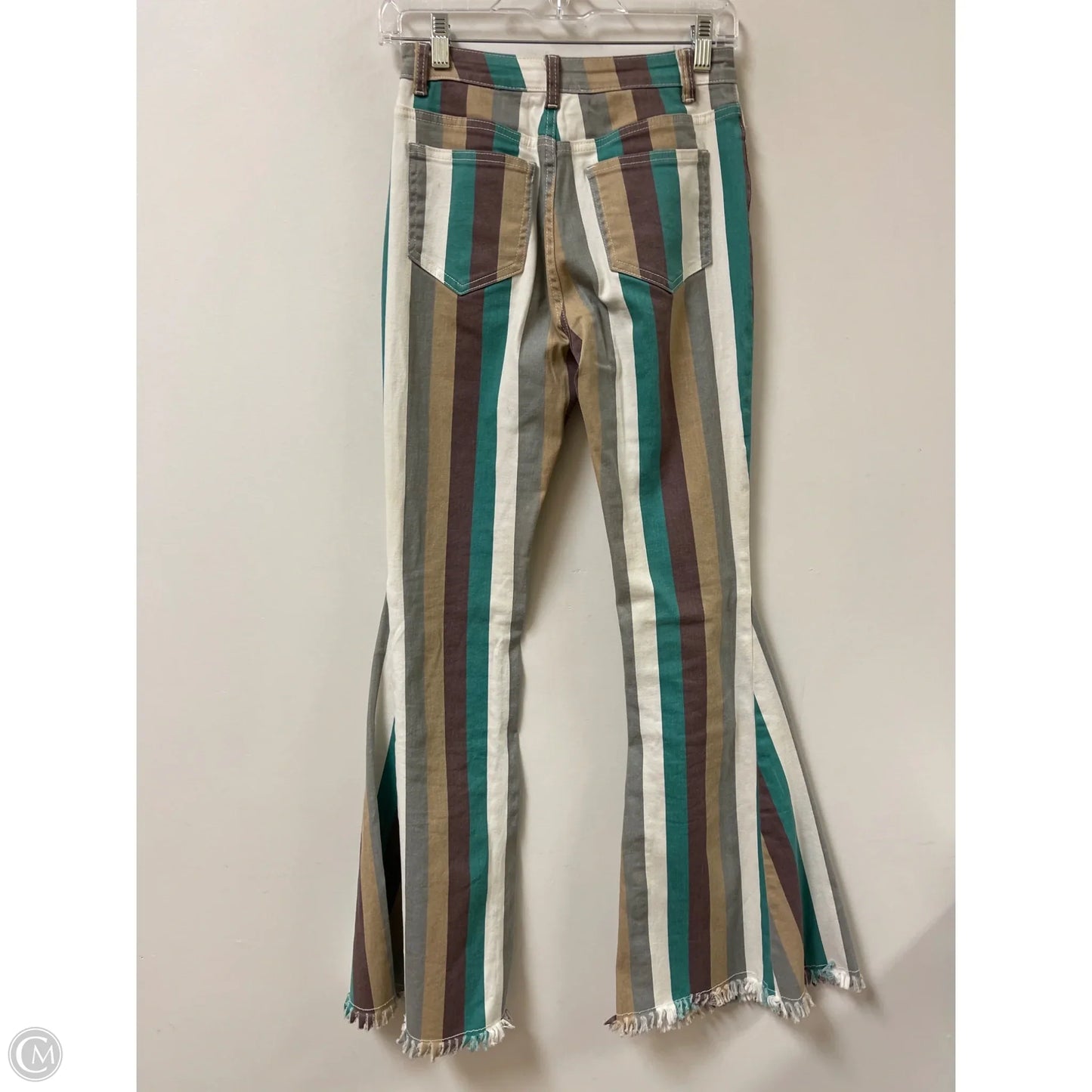 Jeans Wide Leg By Clothes Mentor In Multi-colored, Size: 6