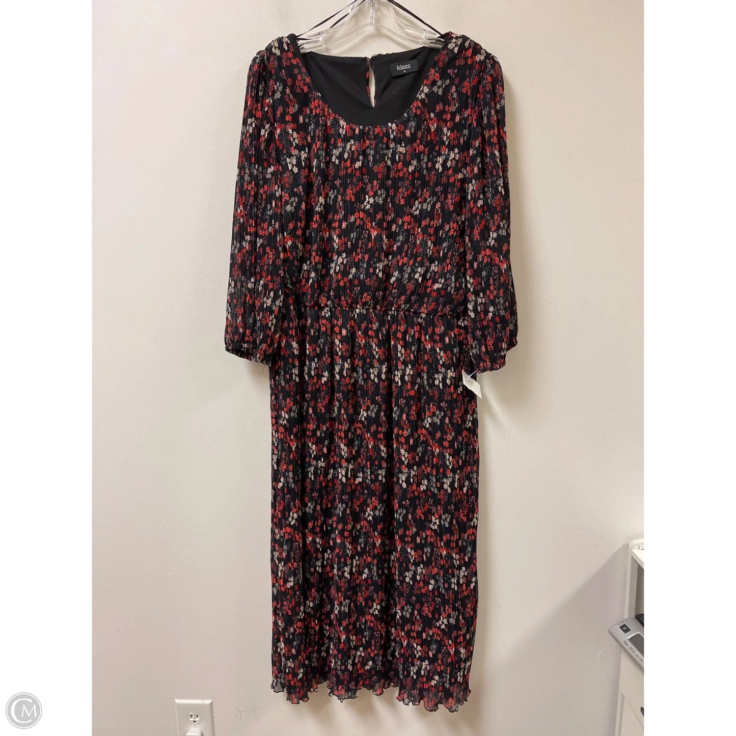 Dress Casual Maxi By Clothes Mentor In Floral Print, Size: Xl