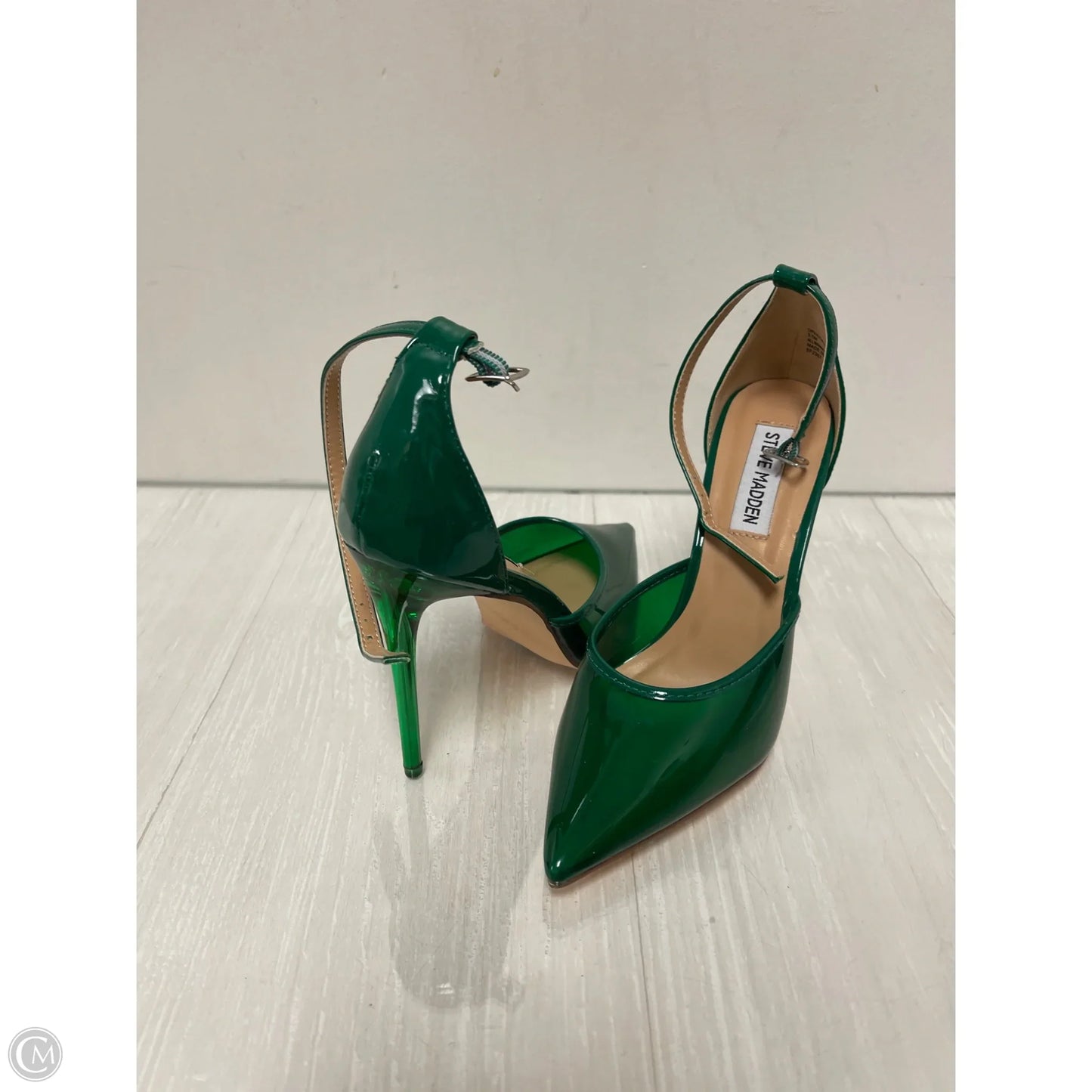 Shoes Heels Stiletto By Steve Madden In Green, Size: 5.5