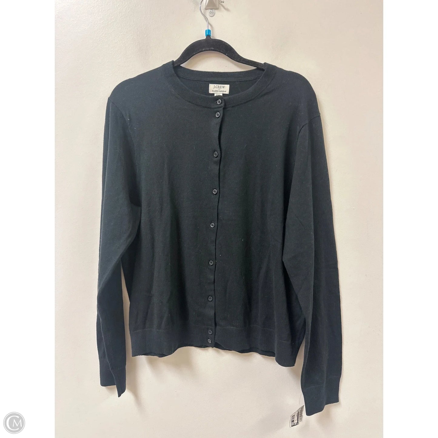 Sweater Cardigan By J. Crew In Black, Size: 1x